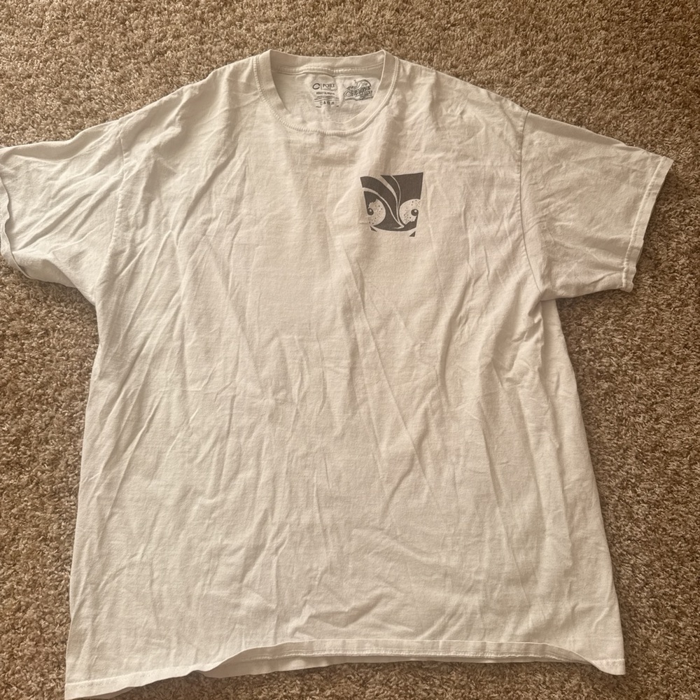 Men's White Graphic T-Shirt